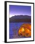 Winter Camping with Snowshoes, East Glacier, Montana, USA-Chuck Haney-Framed Photographic Print