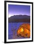 Winter Camping with Snowshoes, East Glacier, Montana, USA-Chuck Haney-Framed Photographic Print