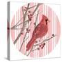 Winter Cardinal Collection C-Annie Warren-Stretched Canvas