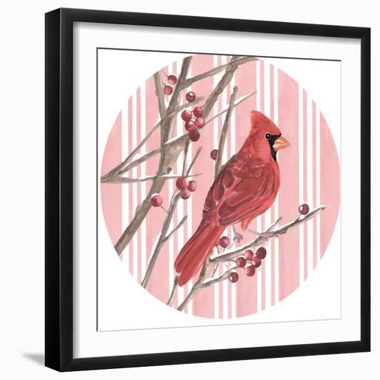 Winter Cardinal Collection C-Annie Warren-Framed Art Print