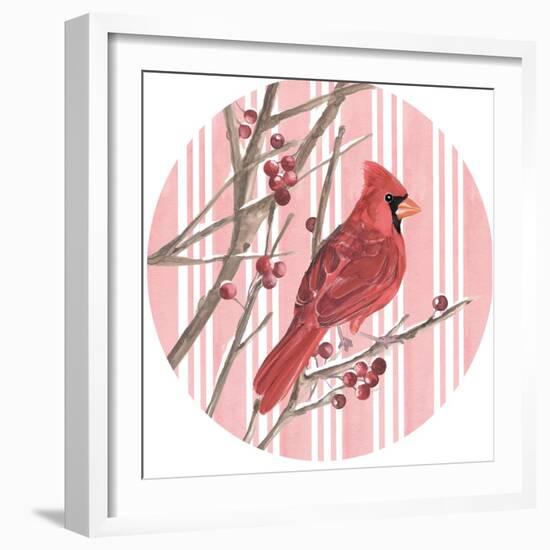 Winter Cardinal Collection C-Annie Warren-Framed Art Print