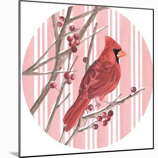 Winter Cardinal Collection C-Annie Warren-Mounted Art Print