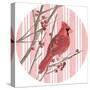 Winter Cardinal Collection C-Annie Warren-Stretched Canvas