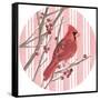 Winter Cardinal Collection C-Annie Warren-Framed Stretched Canvas