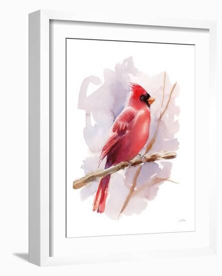 Winter Cardinal-Katrina Pete-Framed Art Print