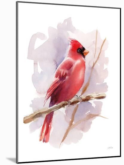 Winter Cardinal-Katrina Pete-Mounted Art Print