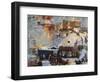 Winter, Carnival Fair, 1919-Boris Kustodiyev-Framed Giclee Print