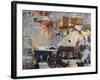 Winter, Carnival Fair, 1919-Boris Kustodiyev-Framed Giclee Print