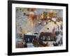 Winter, Carnival Fair, 1919-Boris Kustodiyev-Framed Giclee Print