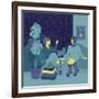 Winter Catch Up-Claire Huntley-Framed Giclee Print