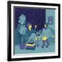 Winter Catch Up-Claire Huntley-Framed Giclee Print