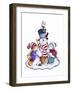 Winter Cats-Bill Bell-Framed Giclee Print