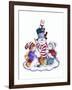 Winter Cats-Bill Bell-Framed Giclee Print