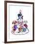 Winter Cats-Bill Bell-Framed Giclee Print