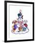 Winter Cats-Bill Bell-Framed Giclee Print