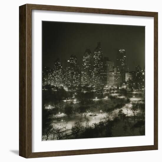 Winter Central Park-null-Framed Giclee Print