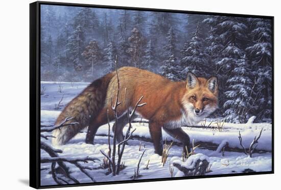 Winter Charm-R.W. Hedge-Framed Stretched Canvas