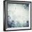 Winter, Christmas Background: Snow Storm, Frost, Glittering Lights-Michal Bednarek-Framed Premium Giclee Print