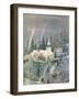 Winter Church Scene, 1960-null-Framed Giclee Print