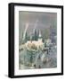 Winter Church Scene, 1960-null-Framed Giclee Print