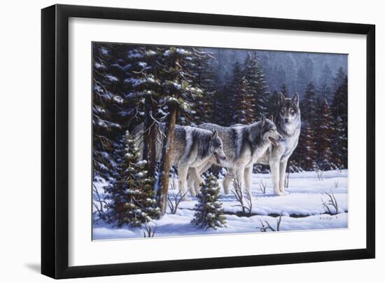 Winter Coats-R.W. Hedge-Framed Giclee Print