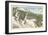 Winter, Coeur d'Alene Mountains, Idaho-null-Framed Art Print