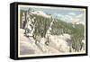 Winter, Coeur d'Alene Mountains, Idaho-null-Framed Stretched Canvas