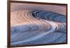 Winter Contours. Snowy Hills Of The Palouse Outside Of Moscow, Idaho At Sunset-Ben Herndon-Framed Photographic Print