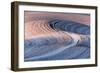 Winter Contours. Snowy Hills Of The Palouse Outside Of Moscow, Idaho At Sunset-Ben Herndon-Framed Photographic Print