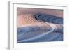 Winter Contours. Snowy Hills Of The Palouse Outside Of Moscow, Idaho At Sunset-Ben Herndon-Framed Photographic Print