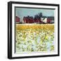 "Winter Cornfield,"January 1, 1946-Thomas Benner-Framed Giclee Print