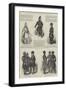 Winter Costumes of British Troops in Canada-null-Framed Giclee Print