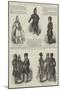 Winter Costumes of British Troops in Canada-null-Mounted Giclee Print