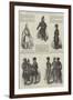 Winter Costumes of British Troops in Canada-null-Framed Giclee Print