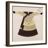 Winter Court Robe Worn by the Emperor, China-null-Framed Giclee Print