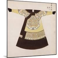 Winter Court Robe Worn by the Emperor, China-null-Mounted Giclee Print