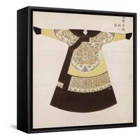 Winter Court Robe Worn by the Emperor, China-null-Framed Stretched Canvas