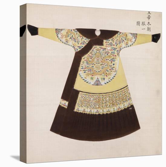 Winter Court Robe Worn by the Emperor, China-null-Stretched Canvas