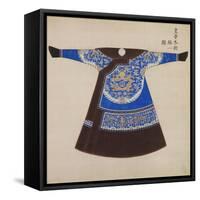 Winter Court Robe Worn by the Emperor, China-null-Framed Stretched Canvas