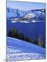 Winter, Crater Lake National Park, Oregon, USA-Charles Gurche-Mounted Photographic Print
