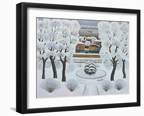 Winter Day, 1978-Radi Nedelchev-Framed Giclee Print