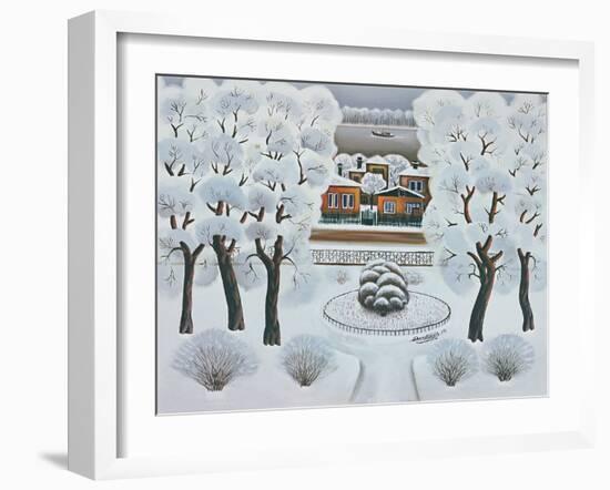 Winter Day, 1978-Radi Nedelchev-Framed Giclee Print