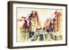 Winter Day II - In the Style of Oil Painting-Philippe Hugonnard-Framed Giclee Print