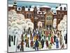 Winter Day in the City, 1975-Radi Nedelchev-Mounted Giclee Print