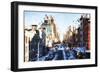 Winter Day - In the Style of Oil Painting-Philippe Hugonnard-Framed Giclee Print