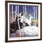 Winter Deer - Child Life-Jack Murray-Framed Giclee Print