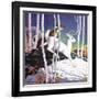 Winter Deer - Child Life-Jack Murray-Framed Giclee Print