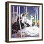 Winter Deer - Child Life-Jack Murray-Framed Giclee Print