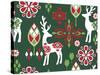 Winter Deer-Joanne Paynter Design-Stretched Canvas