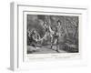 Winter, Depicting a Group of People Ice Skating-Nicolas Lancret-Framed Giclee Print